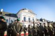 Slvnostn ceremonil pripevnenia sth na bojov zstavu prezidentkou SR