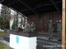 Slávnostná rozlúčka s príslušníkmi DCM-C v Ružomberku pred odchodom do operácie ISAF